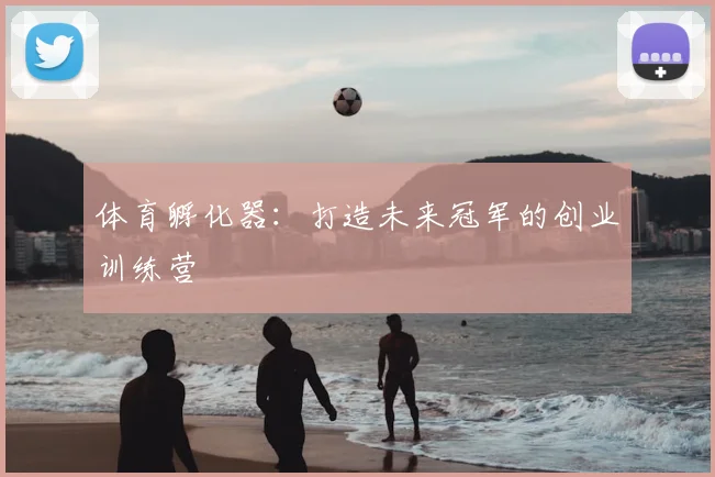 体育孵化器：打造未来冠军的创业训练营